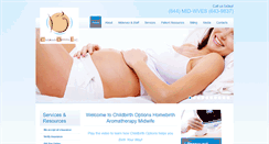 Desktop Screenshot of childbirthoptions.net